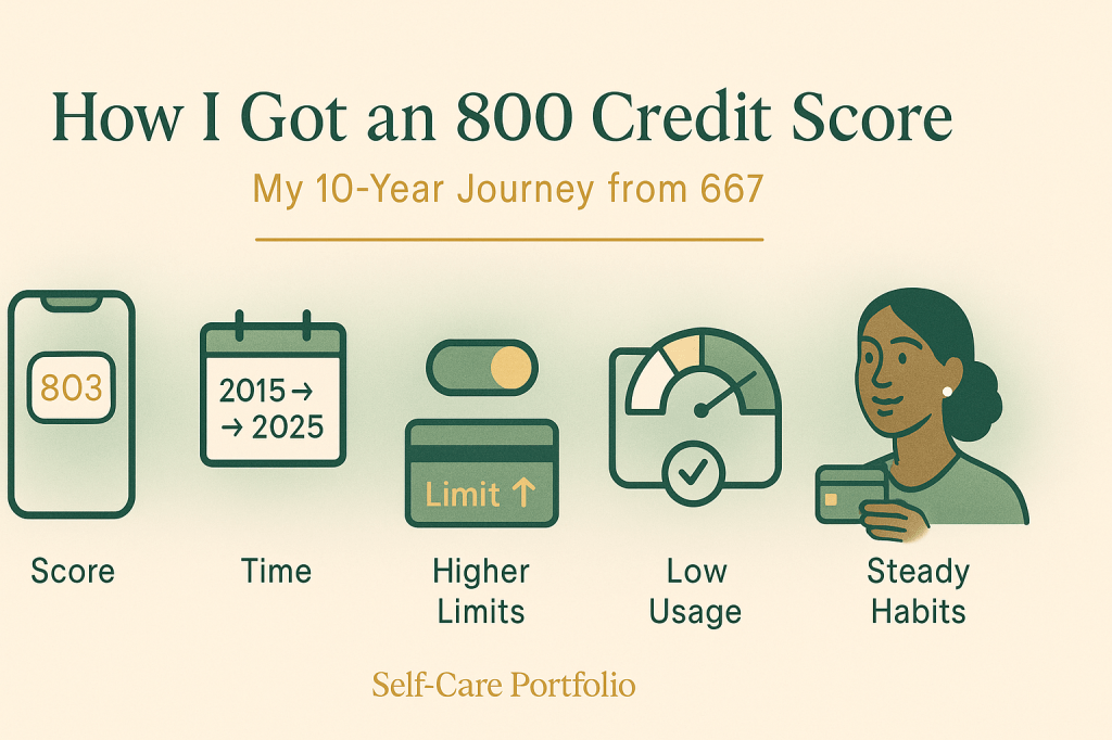 How to Get an 800 Credit Score (My 10-Year Journey from&nbsp;667)